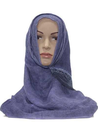 Lace Beads Gold Stone Hijab