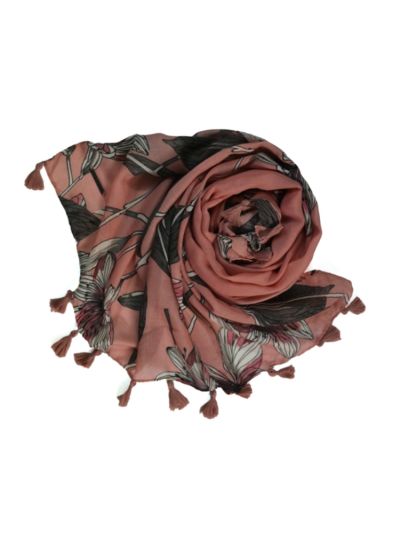 Hibiscus Printed Hijab