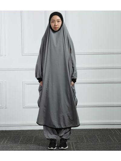 Classic Islamic Sports Wear (Grey)