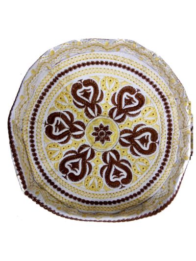 Brown mixed Cream Cap