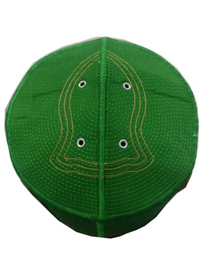 Kufi Nalain Green Cap - 22.5 Cm