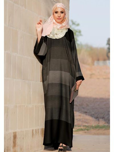 Grey Shaded Abaya