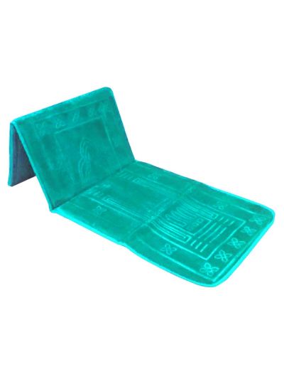 Foldable Prayer Mat And Backrest 2 in 1 (Royal Blue)