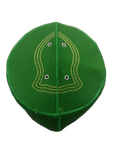 Kufi Nalain Green Cap - 20 Cm