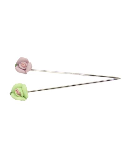 Light Green & Lavender Hijab Pin Set