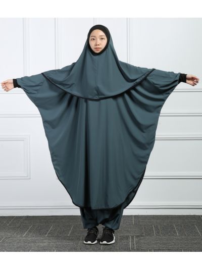 Double Layer Islamic Sports Wear (Green Duck)