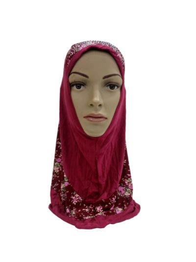 Maroon Instant Kids Hijab