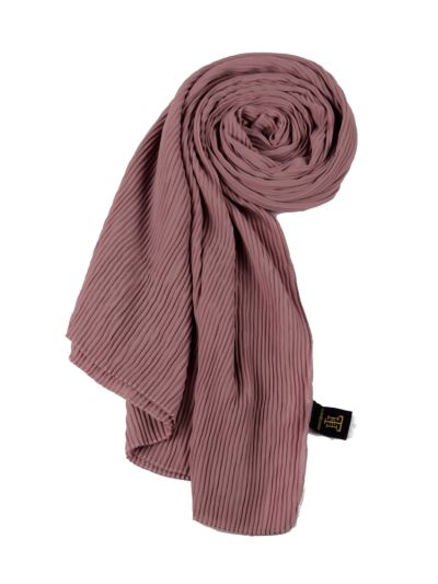 Lilac Pleated Chiffon Hijab