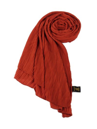Ginger Pleated Chiffon Hijab