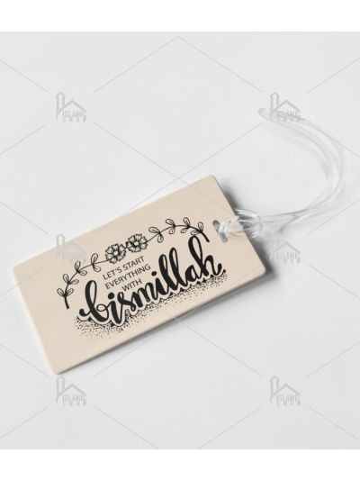 Bismillah Justice Islamic Luggage Tag