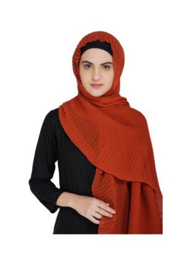 Creased Amber Headscarf