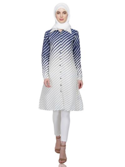 Tapered Striped Dress