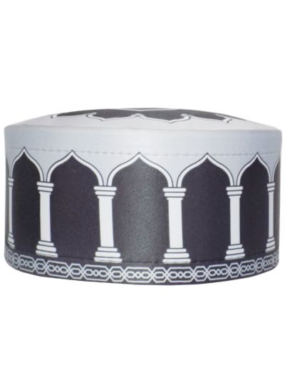 Black Printed Cap With Nalain Paak