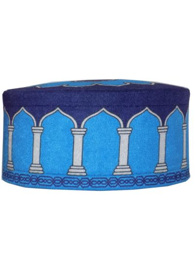 Blue Printed Cap With Nalain Paak
