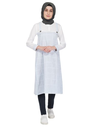 White Waterfall Dungarees 