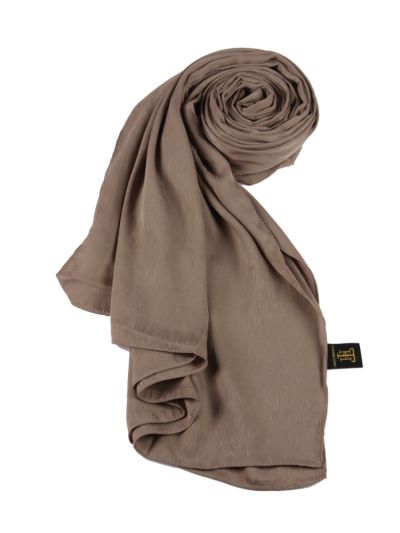 Copper Metallic Satin Hijab