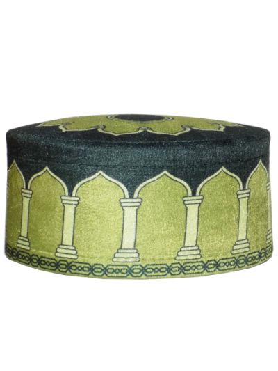Green Printed Cap With Nalain Paak