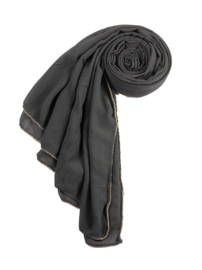 Fog Gold Beaded Hijab