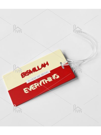 How we Begin Islamic Luggage Tag