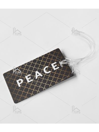 Peace Justice Islamic Luggage Tag
