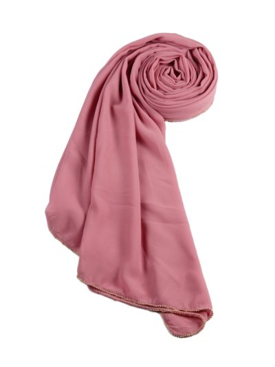Rose Gold Beaded Hijab