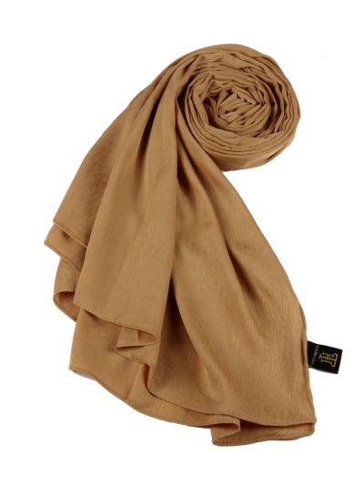 Gold Metallic Satin Hijab