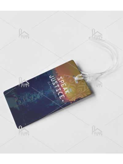 Speak Justice Islamic Luggage Tag