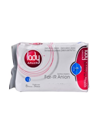 Lady Anion Sanitary Napkins Pads (8 pieces Pack - 290 mm)