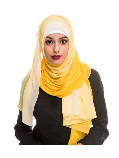 Shaded Pleated Hijab