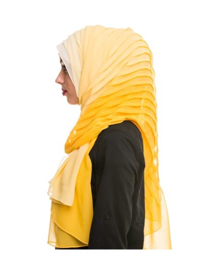 Shaded Pleated Hijab