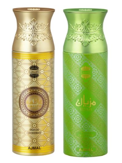 Ajmal Aatifa & Mizyaan Deodorants Men & Women (pack of 2)