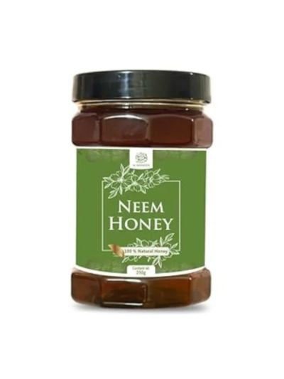 AL MASNOON Neem Honey | 100% Natural, Raw & Unprocessed | Immunity Booster With Antibacterial Properties | No Added Sugar Or Preservatives