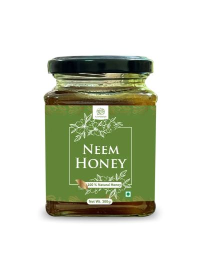 AL MASNOON Neem Honey | 100% Natural, Raw & Unprocessed | Immunity Booster With Antibacterial Properties | No Added Sugar Or Preservatives