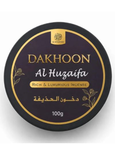 Al Masnoon Dakhoon Al Huzaifa Arabic Bakhoor (100 gms)