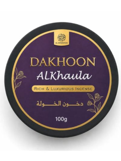 Al Masnoon Dakhoon Al Khaula Arabic Bakhoor (100 gms)