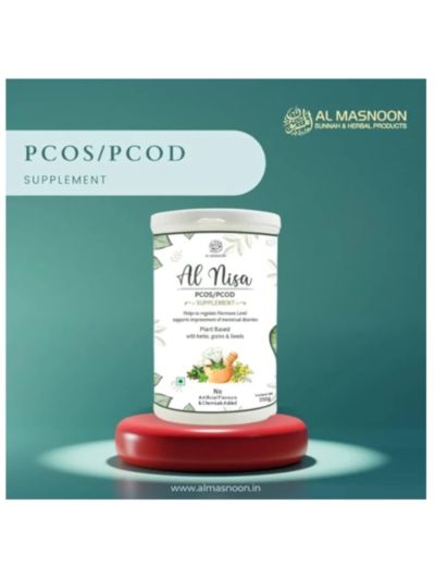 AL MASNOON Al Nisa Powder For Pcod/Pcos Plant Based 250g (PACK OF 1) 100% Natural