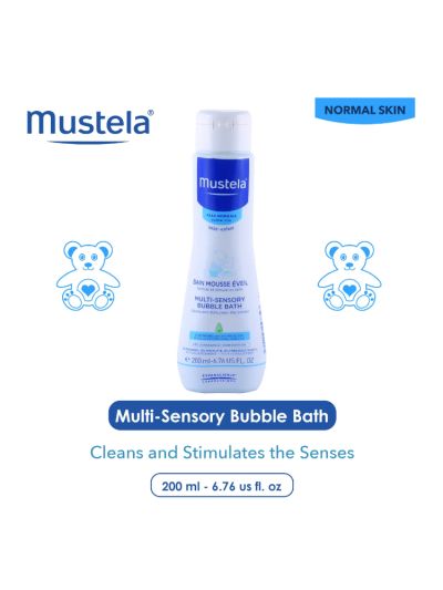 Mustela Multi Sensory Bubble Bath - 200ml
