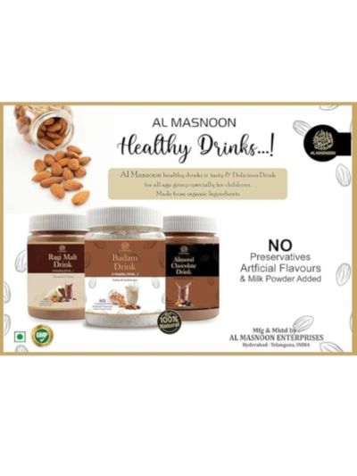 Al Masnoon Badam Drink 250g – A Healthy And Nutritious Almond Beverage Packed With Essential Vitamins And Minerals
