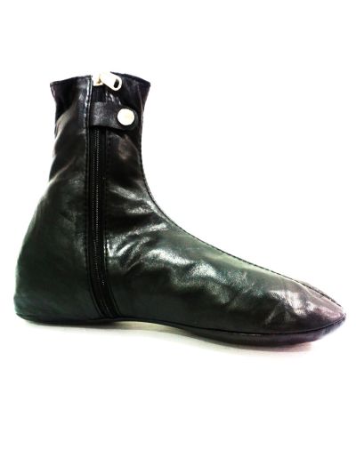 Black Leather Socks