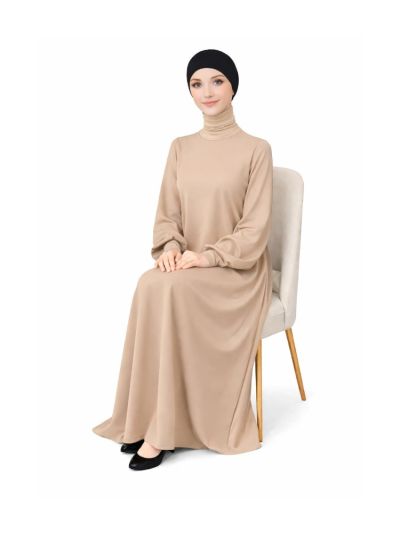 Beige Plain Jersey  Innercap 