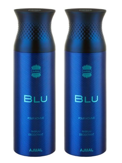 Ajmal Blu & Blu Deodorants for Men (pack of 2)