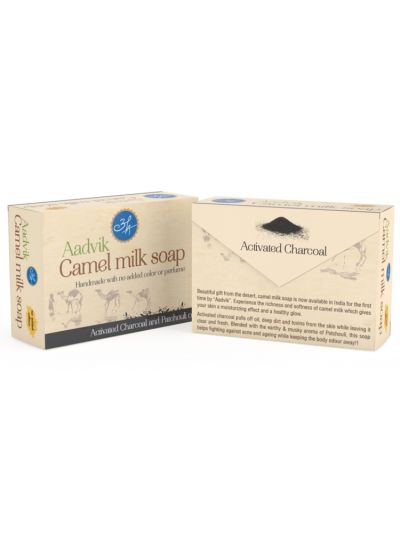 Camel Milk Soap with Activated Charcoal and Patchouli oil