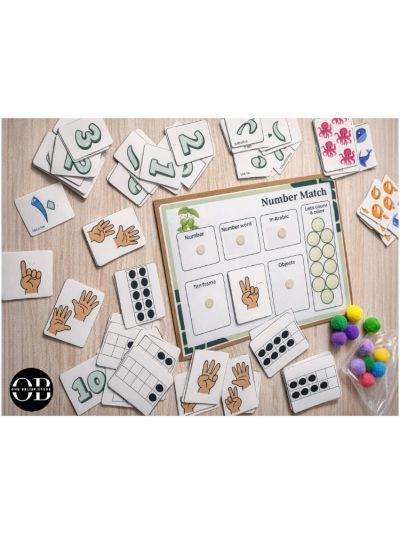 Arabic & English Counting Activity Pack for Kids