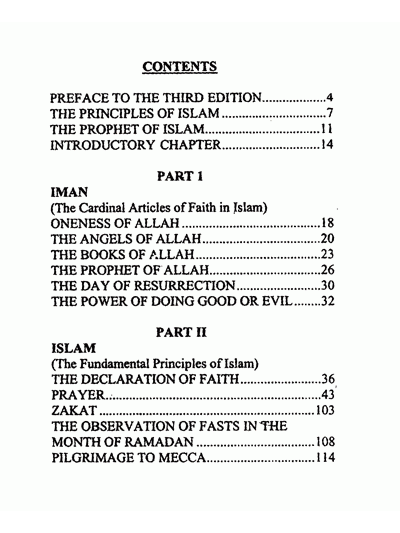 Elementary Teachings of Islam (Pkt) – (English)