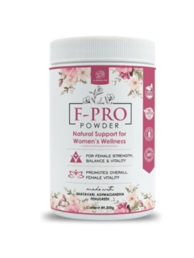 AL MASNOON F-Pro Powder | For Female Strength, Balance & Vitality | Promotes Overall Female Vitality | 200g