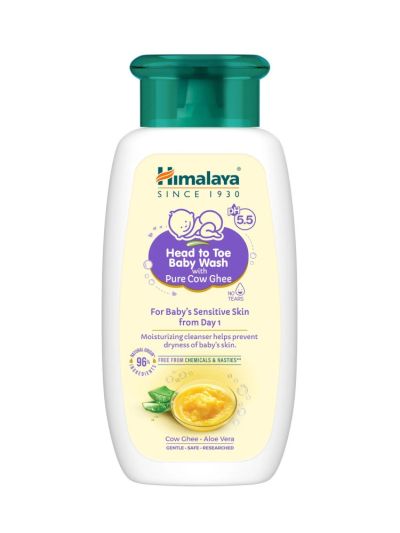 Himalaya Head to Toe Baby Wash with Cow Ghee