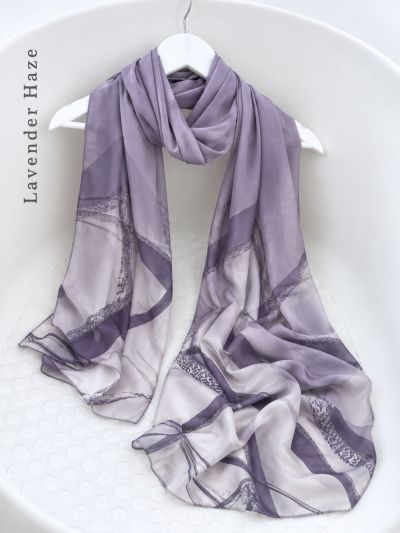 Lavender Haze Chiffon Hijab