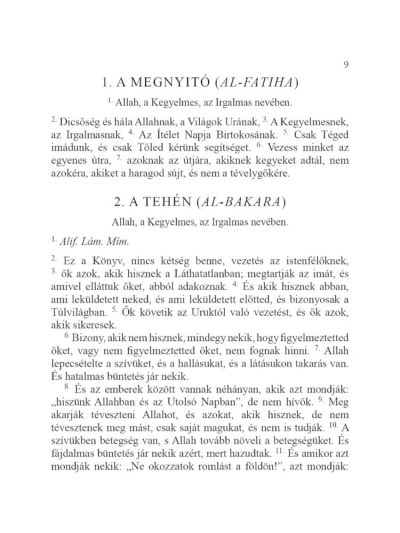 Hungarian Quran - Tr. Kiss Zsuzsanna Halima