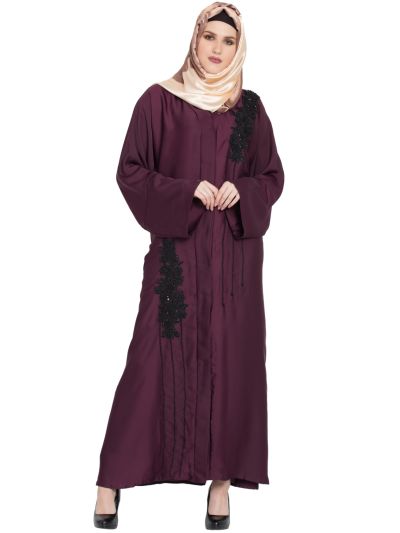 Bridal Wear Front Open Abaya
