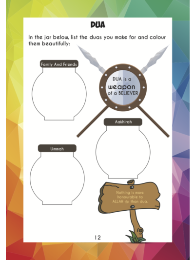 Islamic Vacation Activity Journal (Age 8-10)